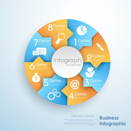 illustration of Business Infographics Chartのイラスト素材
