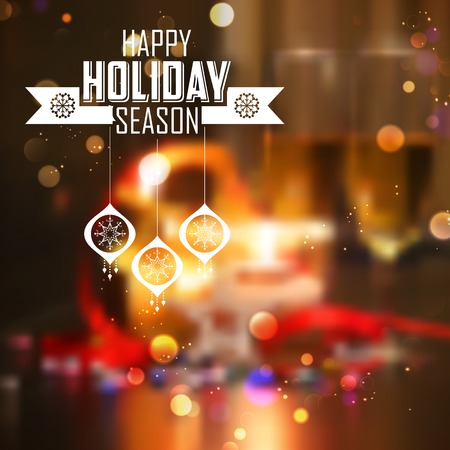 illustration of abstract Merry Christmas and Happy New Year Backgroundのイラスト素材