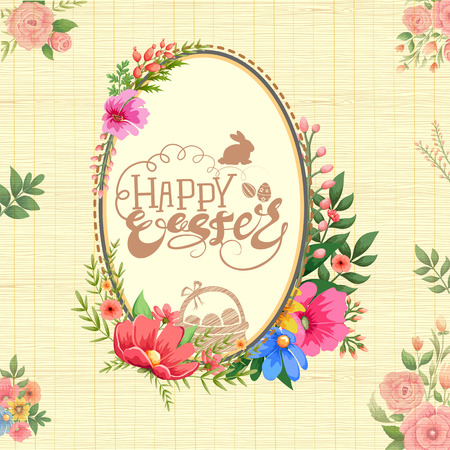 illustration of Happy Easter Backgroundのイラスト素材