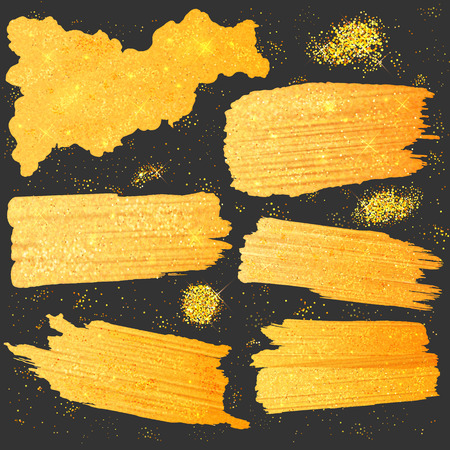 Shiny Glamorous Glittering Gold texture backgroundのイラスト素材