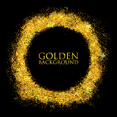 Shiny Glamorous Glittering Gold texture backgroundのイラスト素材