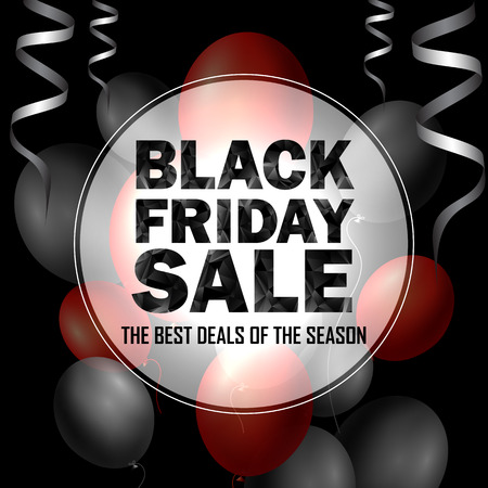 Black Fridya Sale for advertisement promotion backgroundのイラスト素材