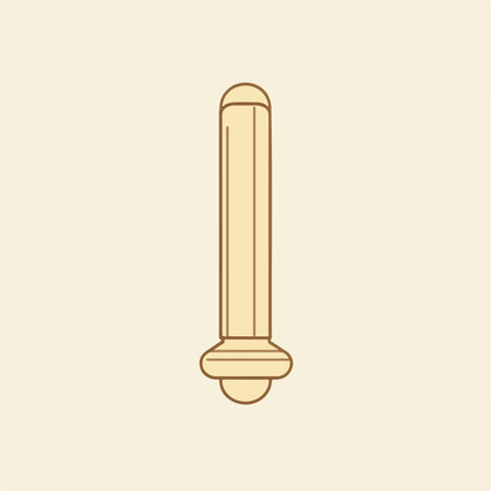 Vintage candlestick icon in flat style. Vector illustration.のイラスト素材