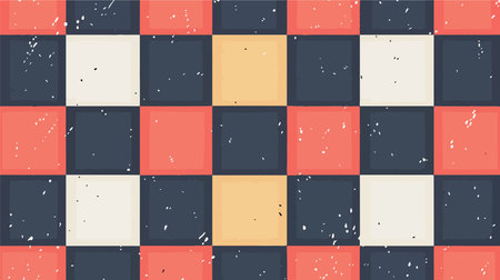 Isolated Checkerboard Icon for Chess and Strategy Games