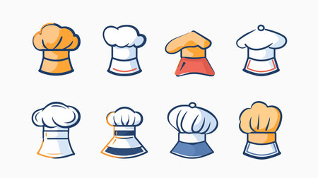 Isolated Chef Hat Icon for Cooking and Culinary Professionalsのイラスト素材