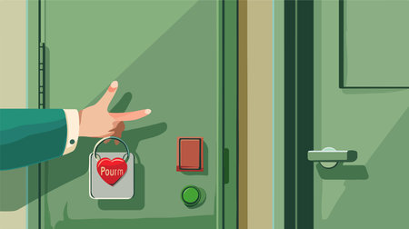 Hotel Room Door Hanger Do Not Disturb, Service Required