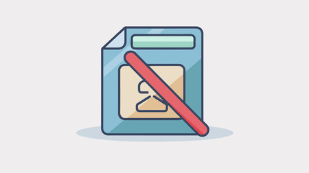 Dislike Button Icon on a White Background: Editing Conceptのイラスト素材