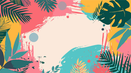 Editable Vector Illustration of a Note Template with Customizable Text Fieldのイラスト素材