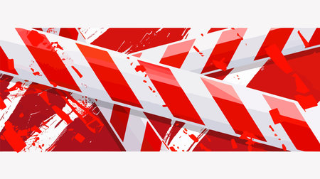 Prioritizing Safety with Red Caution Seamless Tape for Restricted Areas