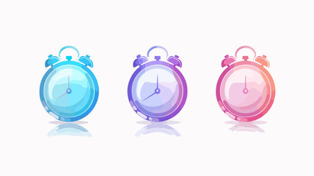 Modern Neomorphic-Style Stopwatch Button with Subtle 3D Effect