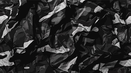 Camouflage Fabric in Crumpled Texture for Background Wallpaperのイラスト素材