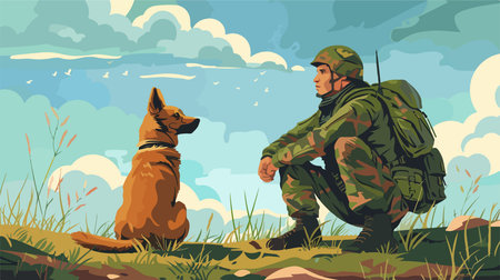A Bond with Stray Dog Amidst the Devastation 93b8b613 f284 45f9 9640 369066fe7d84 0のイラスト素材