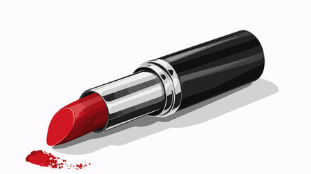 Lipstick Isolated on Pristine White Background: An Essential Makeup Productのイラスト素材