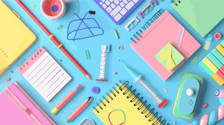 Comprehensive School Stationery Collection for Students and Teachers