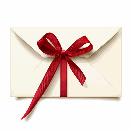 Isolated Greeting Card Vector on White Background with Floral Motifのイラスト素材