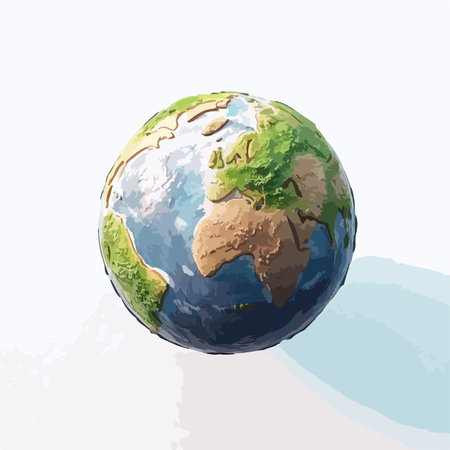 Animated Globe Concept Video Looping Around the World
