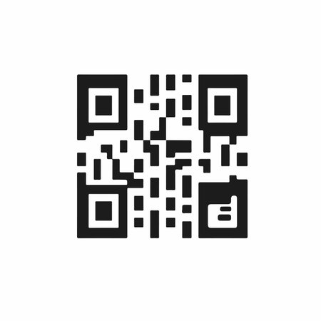 Scannable QR Code with Scan Me Inscription for Smartphone Access