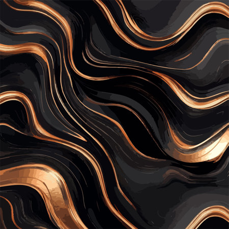 Dynamic Black and Vivid Blue Seamless Geometric Pattern with Interconnected Shapesのイラスト素材