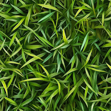 Verdant Grass Seamless Pattern for Natural Landscapes and Backgroundsのイラスト素材