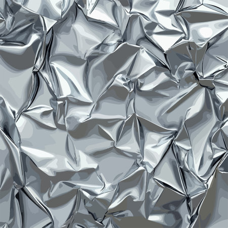 Seamless Metallic Surface Crinkles in Iridescent Huesのイラスト素材