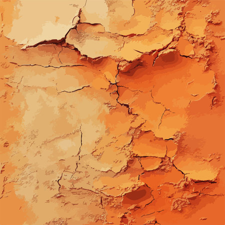 Abstract Textured Surface in Vibrant Warm Orange Tonesのイラスト素材