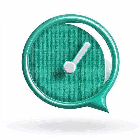 Modern Speech Bubble with Text Update Reminder and Isolated Backgroundのイラスト素材