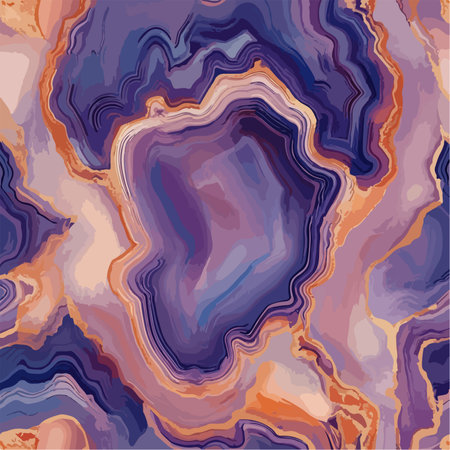 Seamless Pattern of Abstract Agate Stone in Top Qualityのイラスト素材