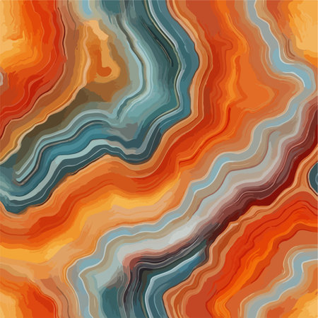 Seamless Pattern of Abstract Agate Stone in Top Qualityのイラスト素材