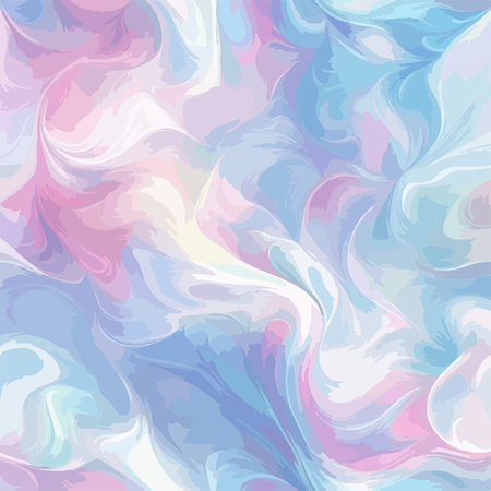 Abstract Fabric Pattern with Pastel Hues and Unique IDのイラスト素材