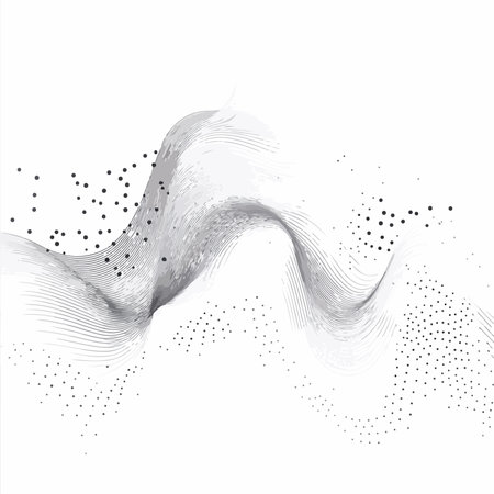 Abstract Lines and Dots in Vibrant Background for Modern Artのイラスト素材