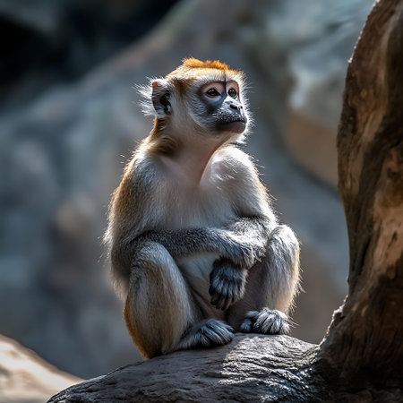 The Javanese Langur Monkey, a Unique Primate from Indonesiaの素材