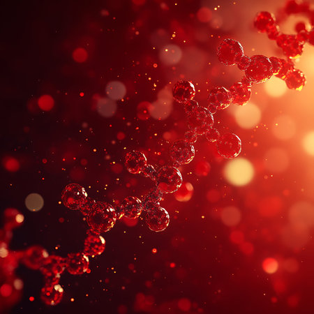 Microscopic Structure of Red Nano Molecules for Advanced Researchの素材