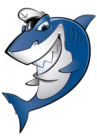 sailor sharkのイラスト素材