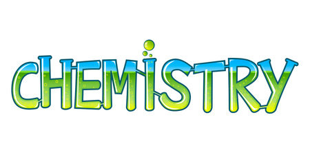 Logo funny chemistry, looks like a test tubeのイラスト素材