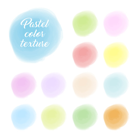 Pastel texture in different colors vector illustration.のイラスト素材