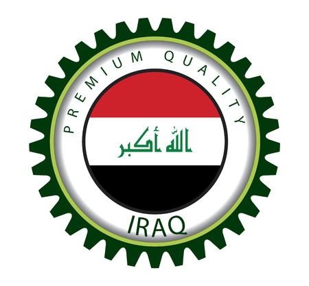 Iraq Seal, Iraqi Flag (Vector Art)のイラスト素材