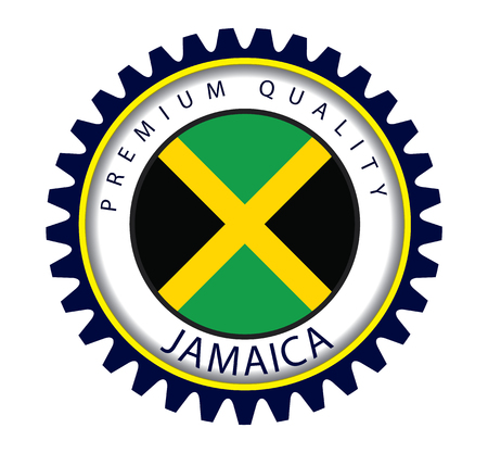 Jamaica Seal, Jamaican Flag (Vector Art)のイラスト素材