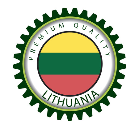 Lithuania Seal, Lithuanian Flag (Vector Art)のイラスト素材