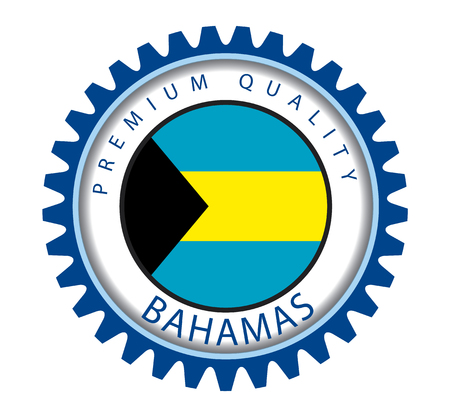 Bahamas Seal, Bahamian Flag (Vector Art)のイラスト素材