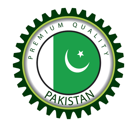 Pakistan Seal, Pakistani Flag (Vector Art)のイラスト素材