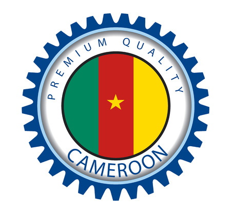 Cameroon Seal, Cameroon Flag (Vector Art)のイラスト素材