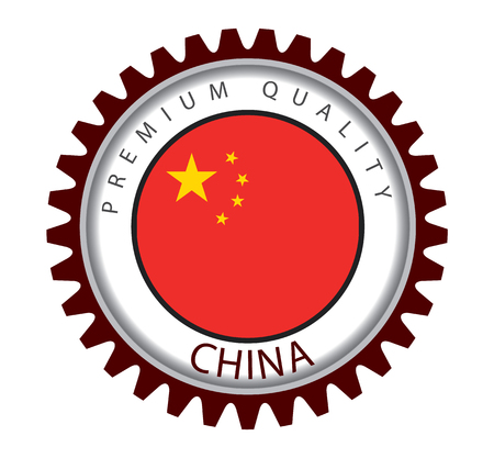 China Seal, Chinese Flag (Vector Art)のイラスト素材