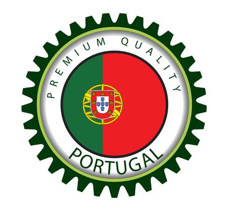 Portugal Seal, Portuguese Flag (Vector Art)のイラスト素材