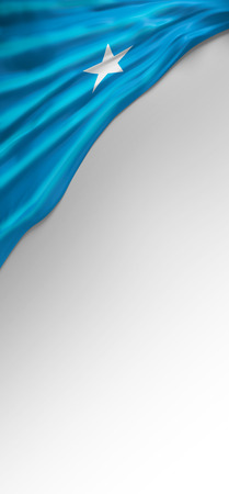 Flag Somali Colors, Somal Flag (3D Render)の写真素材