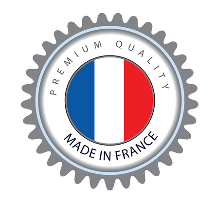 Made in France Seal, French Flag (Vector Art)のイラスト素材