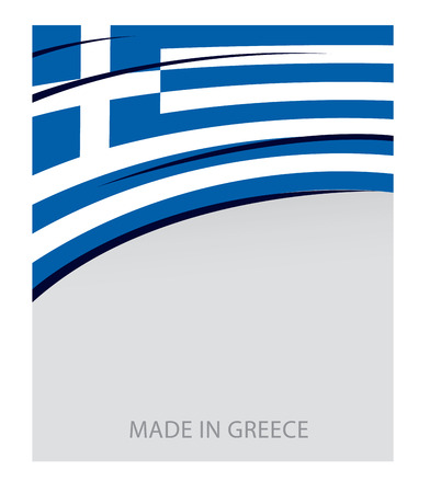 Greece Color, Greek Flag (Vector Art)のイラスト素材