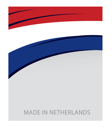 Netherlands Color, Holland Flag (Vector Art)のイラスト素材