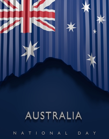 flag Australia Render, Australian Flag (3D Render)の写真素材