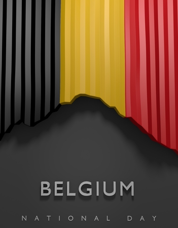 flag Belgium Render, Belgian Flag (3D Render)の写真素材