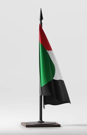 SUDAN NATIONAL FLAG ARTWORK ,SUDANESE COLORS (3D RENDER)の写真素材